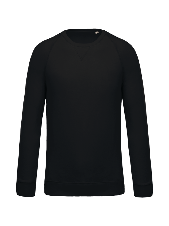 Sweat-shirt Bio col rond manches raglan homme