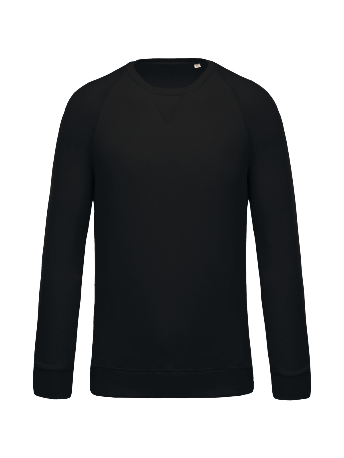 Sweat-shirt Bio col rond manches raglan homme