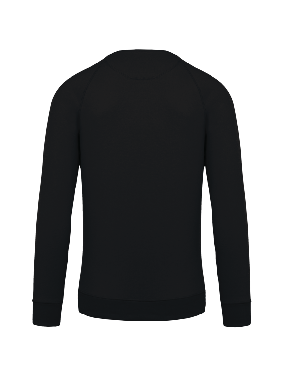 Sweat-shirt Bio col rond manches raglan homme