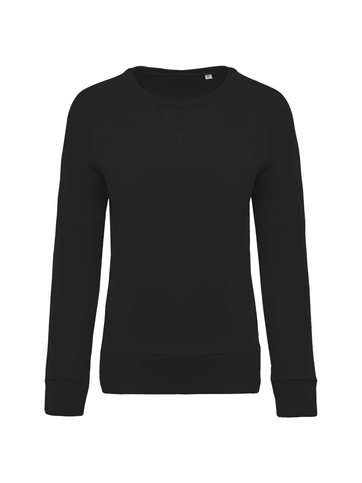 Sweat-shirt Bio col rond manches raglan femme
