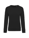 Sweat-shirt Bio col rond manches raglan femme