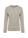 Sweat-shirt Bio col rond manches raglan femme