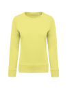Sweat-shirt Bio col rond manches raglan femme