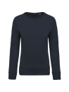 Sweat-shirt Bio col rond manches raglan femme