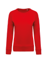 Sweat-shirt Bio col rond manches raglan femme