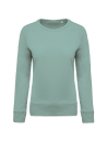 Sweat-shirt Bio col rond manches raglan femme
