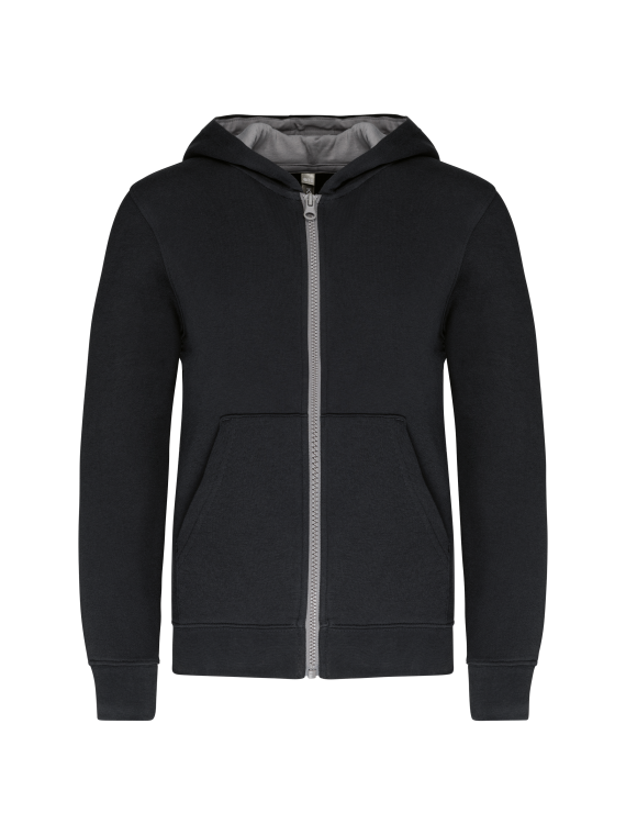 Sweat-shirt zippé capuche enfant