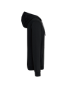 Sweat-shirt zippé capuche contrastée