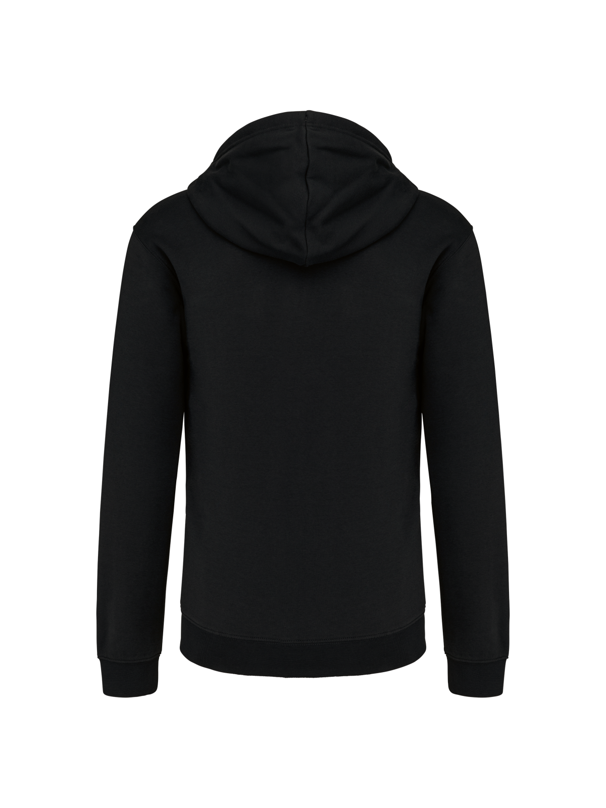 Sweat-shirt zippé capuche contrastée