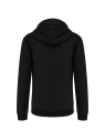 Sweat-shirt zippé capuche contrastée