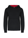 Sweat-shirt capuche contrastée enfant