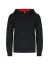 Sweat-shirt capuche contrastée enfant