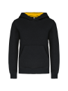 Sweat-shirt capuche contrastée enfant
