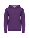 Sweat-shirt capuche contrastée enfant
