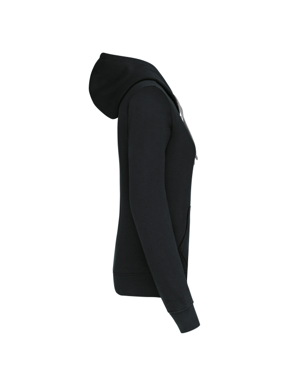 Sweat-shirt capuche contrastée femme