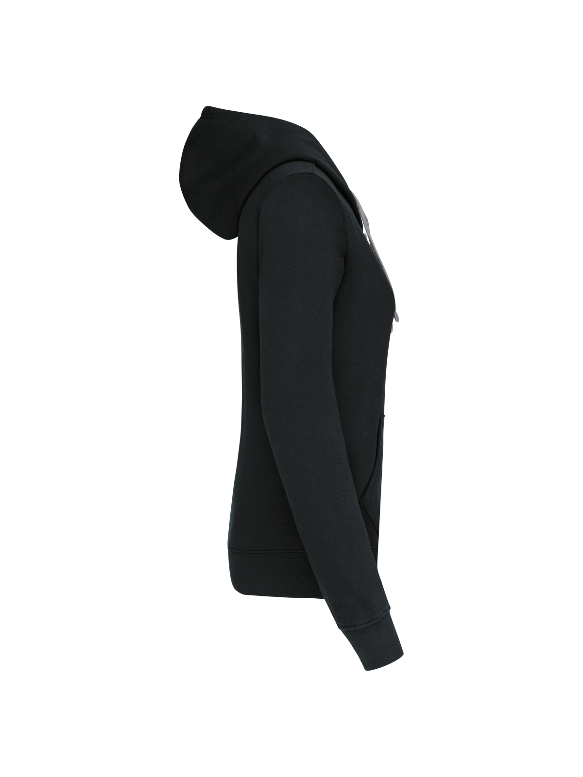 Sweat-shirt capuche contrastée femme
