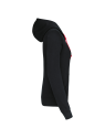 Sweat-shirt capuche contrastée femme