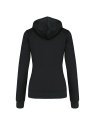 Sweat-shirt capuche contrastée femme