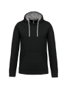 Sweat-shirt capuche contrastée homme
