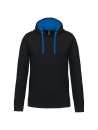 Sweat-shirt capuche contrastée homme