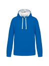 Sweat-shirt capuche contrastée homme