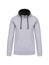 Sweat-shirt capuche contrastée homme