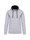 Sweat-shirt capuche contrastée homme