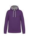 Sweat-shirt capuche contrastée homme