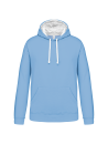 Sweat-shirt capuche contrastée homme