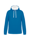 Sweat-shirt capuche contrastée homme