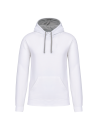 Sweat-shirt capuche contrastée homme