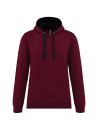 Sweat-shirt capuche contrastée homme