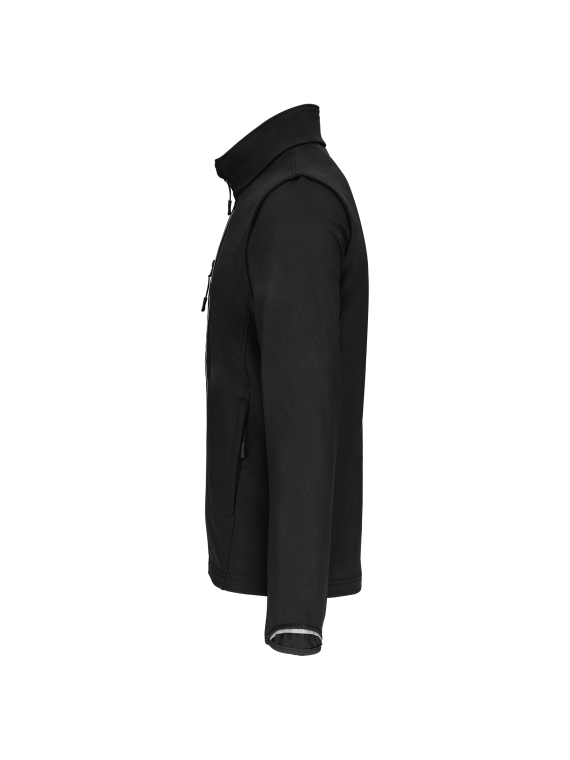 Veste softshell sport manches amovibles unisexe