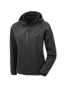 Veste softshell recyclée 3 couches à capuche femme