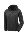 Veste softshell recyclée 3 couches à capuche femme