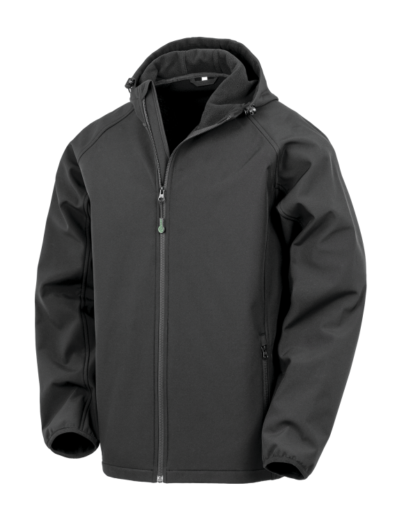 Veste softshell recyclée 3 couches à capuche homme