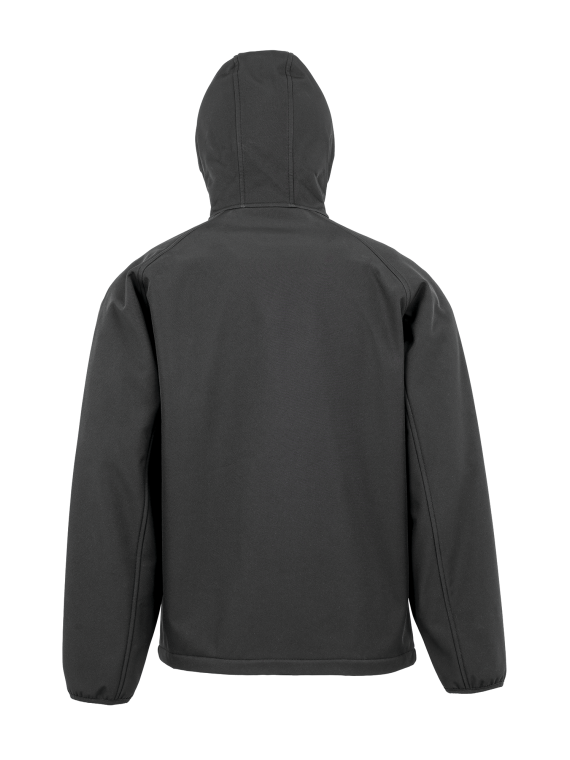 Veste softshell recyclée 3 couches à capuche homme