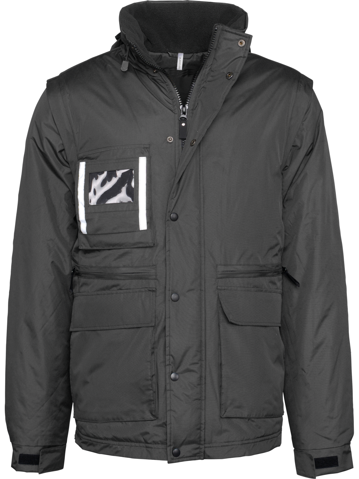 Parka workwear manches amovibles homme