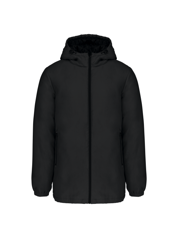 Parka à capuche recyclée unisexe