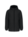 Parka à capuche recyclée unisexe