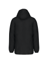 Parka à capuche recyclée unisexe