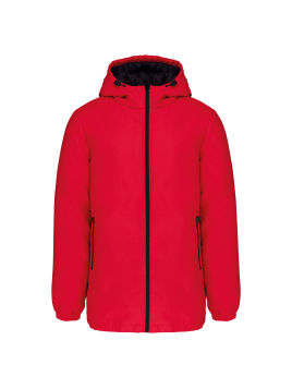 Parka à capuche recyclée unisexe
