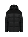 Parka matelassée à capuche bi-ton unisexe