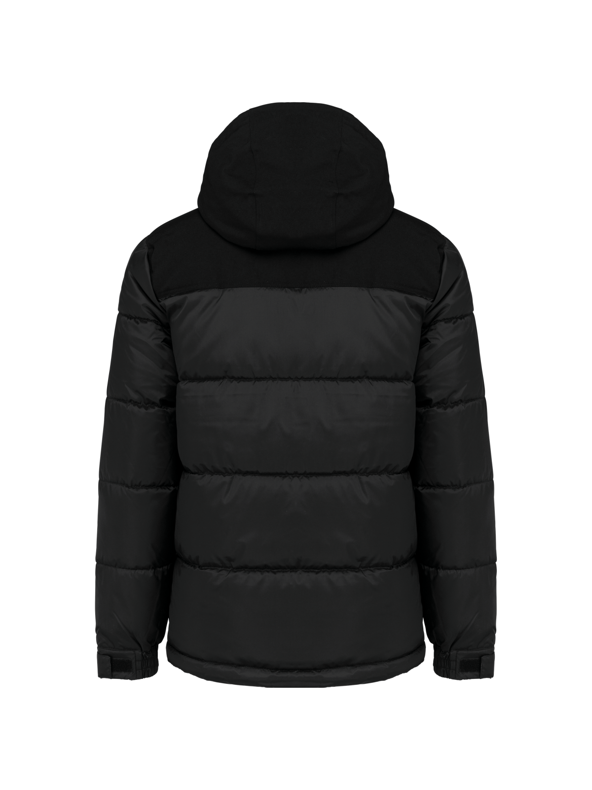 Parka matelassée à capuche bi-ton unisexe