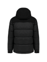 Parka matelassée à capuche bi-ton unisexe