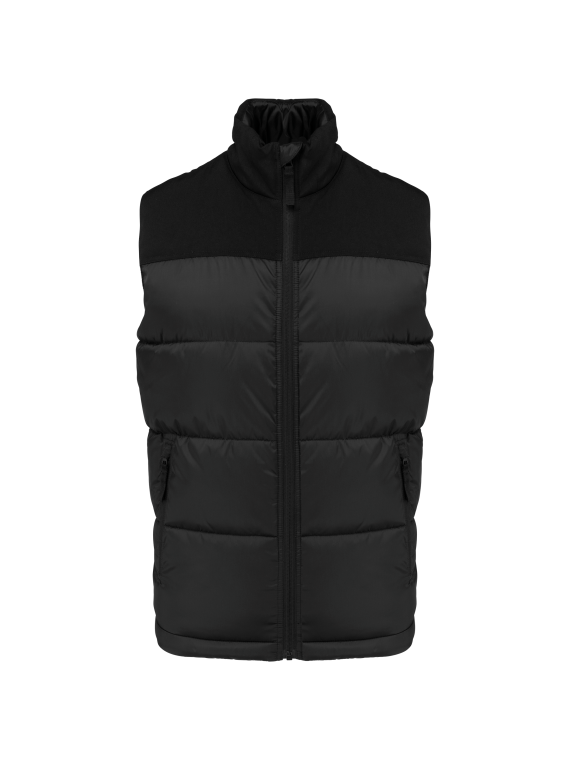 Bodywarmer matelassé bi-ton unisexe
