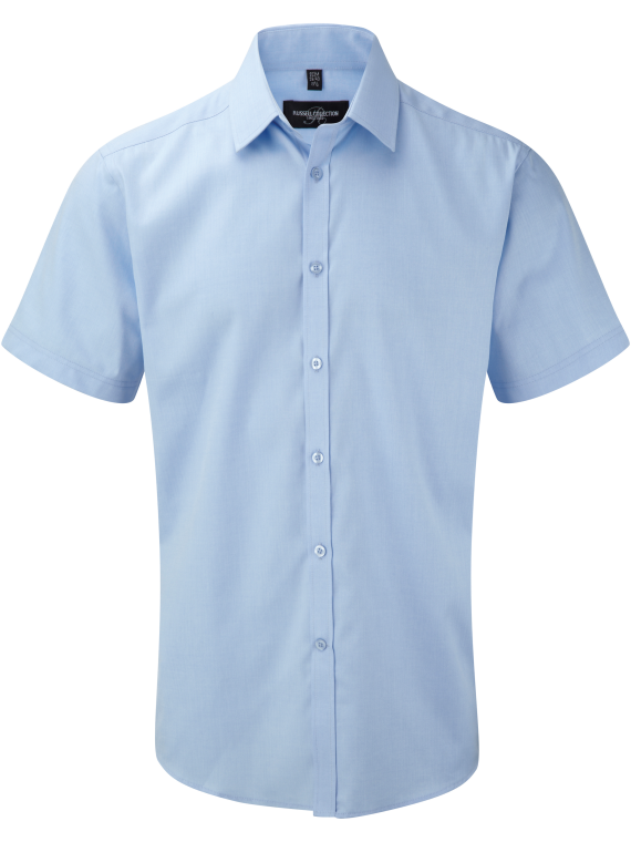 Chemise homme manche courtes à chevrons