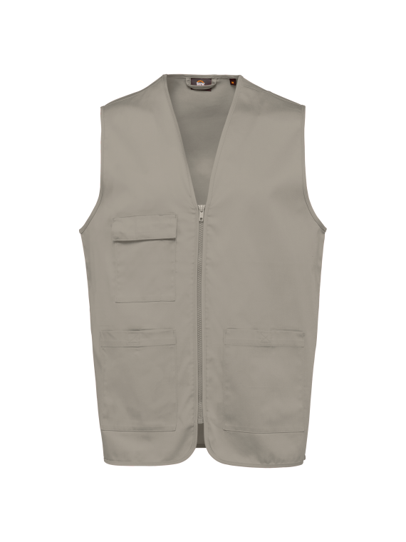 Gilet polycoton multipoches unisexe
