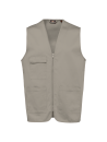 Gilet polycoton multipoches unisexe