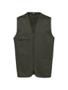 Gilet polycoton multipoches unisexe